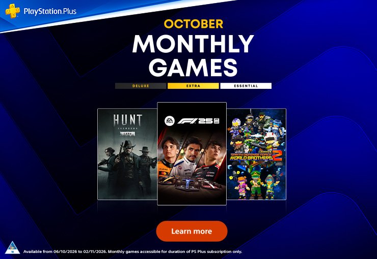 PlayStation Plus October Games
